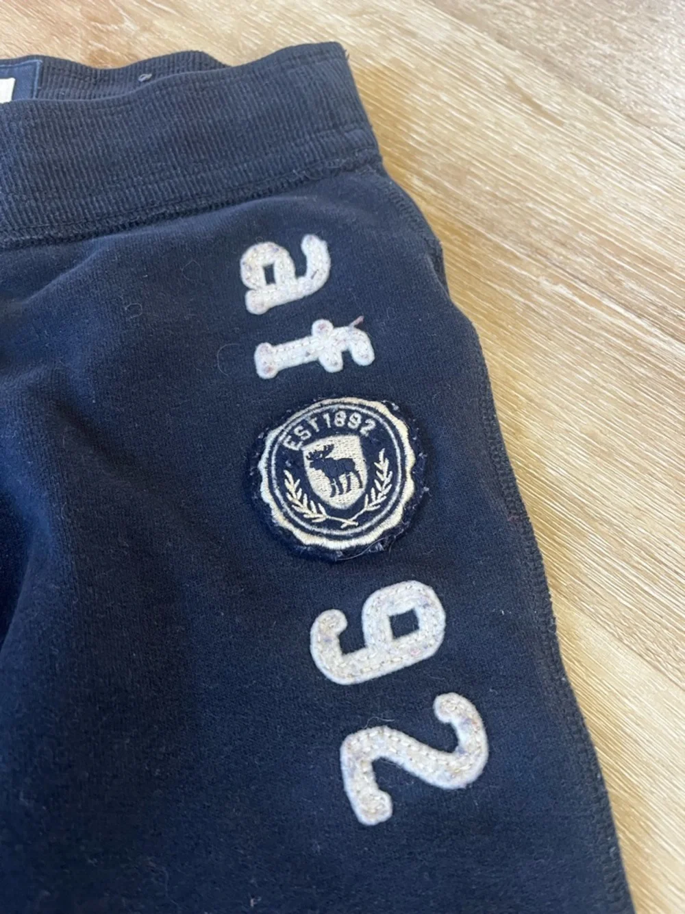Abercrombie Kids Navy Jogger Pants - Girls